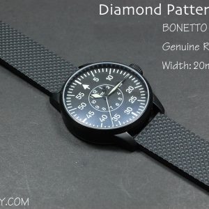 Bonetto Diamond 20mm black watch