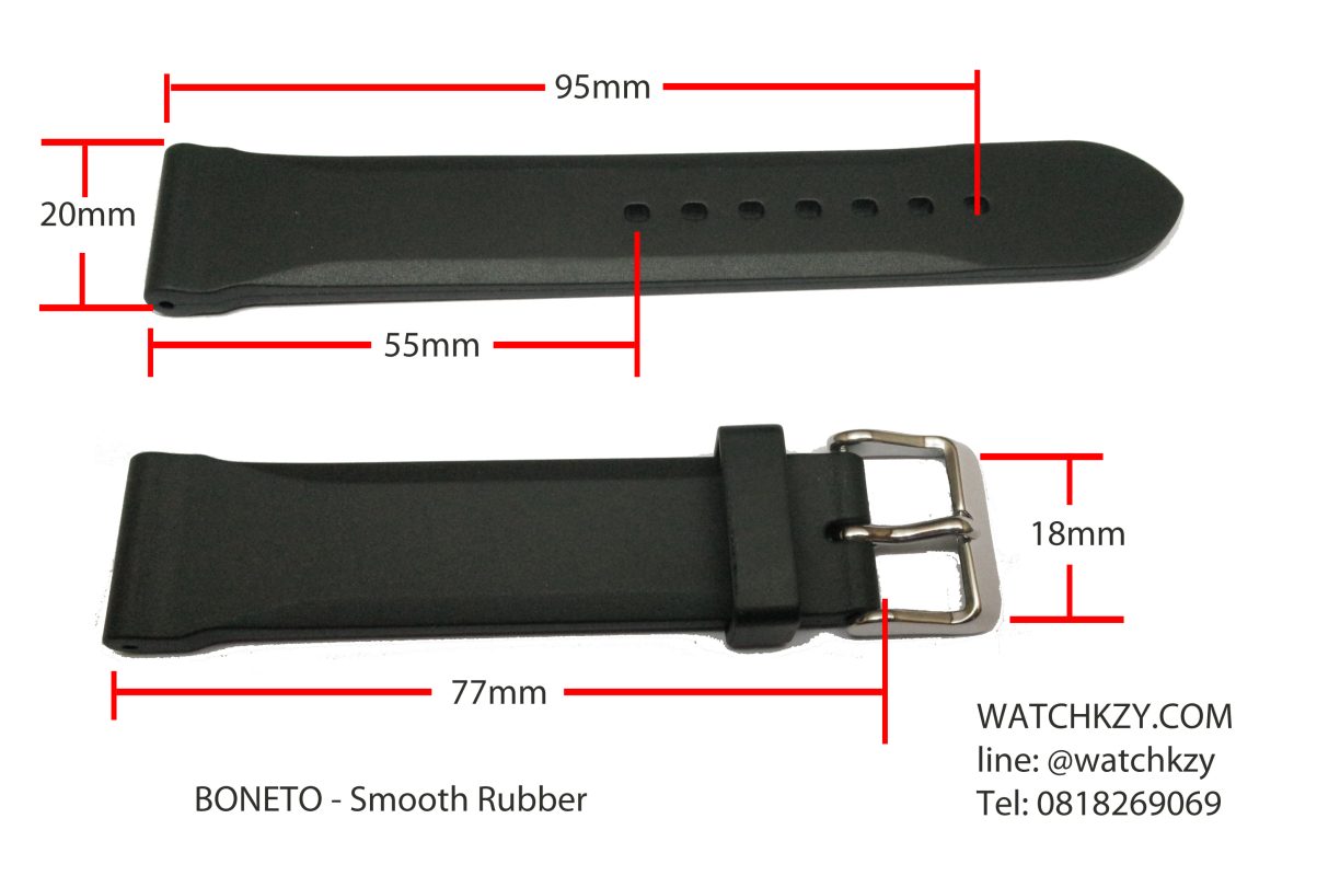 Reasonable Rubber 20 mm Watch Strap FS84916_K0020853