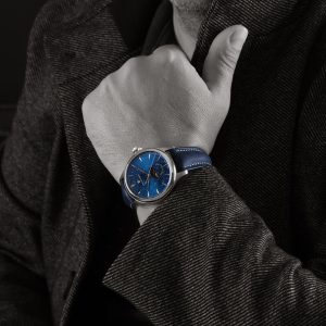 Marine 42 Moon Phase Starry Night Wrist Shot 2