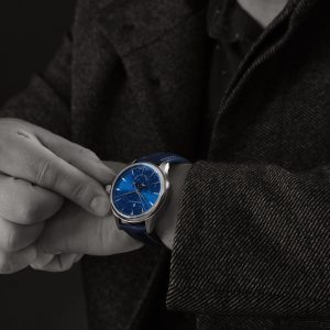 Marine 42 Moon Phase Starry Night Wrist Shot 3