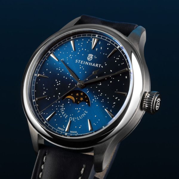 Marine 42 Moon Phase Starry Night Dial 3