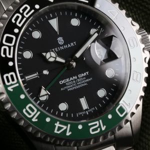 Steinhart Ocean One GMT Black-Green Ceramic Dial 1