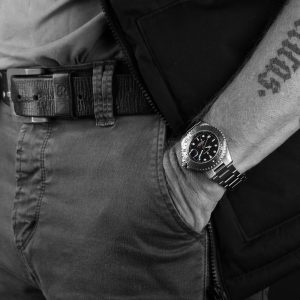 Steinhart Ocean One GMT Tungsten Wrist Shot 2