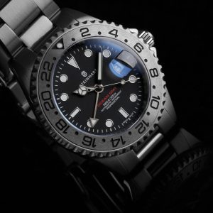 Steinhart Ocean One GMT Tungsten Dial 2