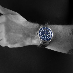 Steinhart Ocean 3 Blue Ceramic Wrist Shot 3