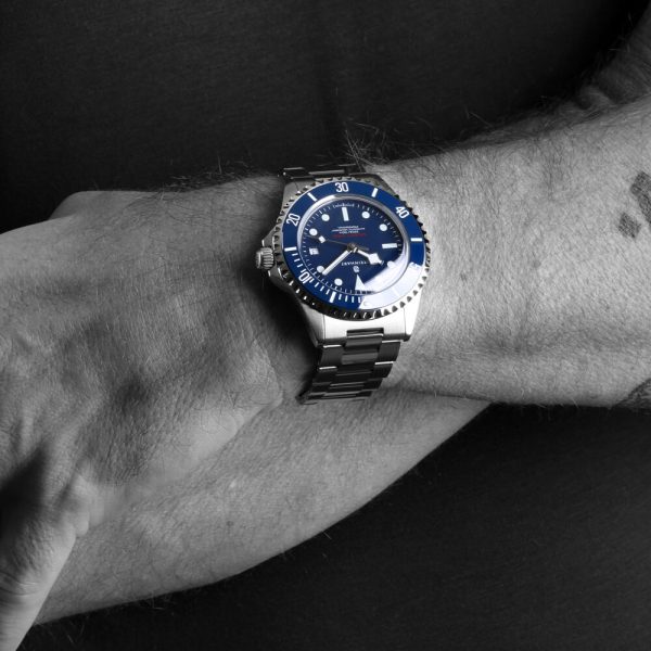 Steinhart Ocean 3 Blue Ceramic Wrist Shot 4