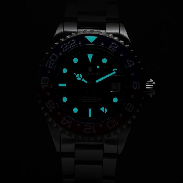 Steinhart Ocean One GMT Blue-Red PEPSI Ceramic Lume shot 1