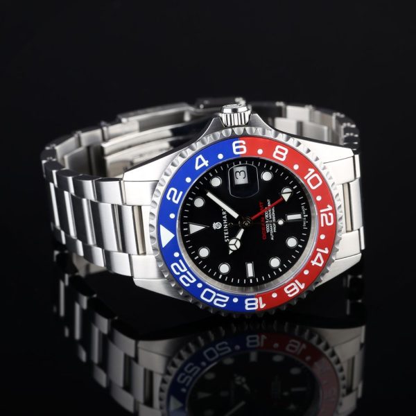 Steinhart Ocean One GMT Blue-Red PEPSI Ceramic Front 1