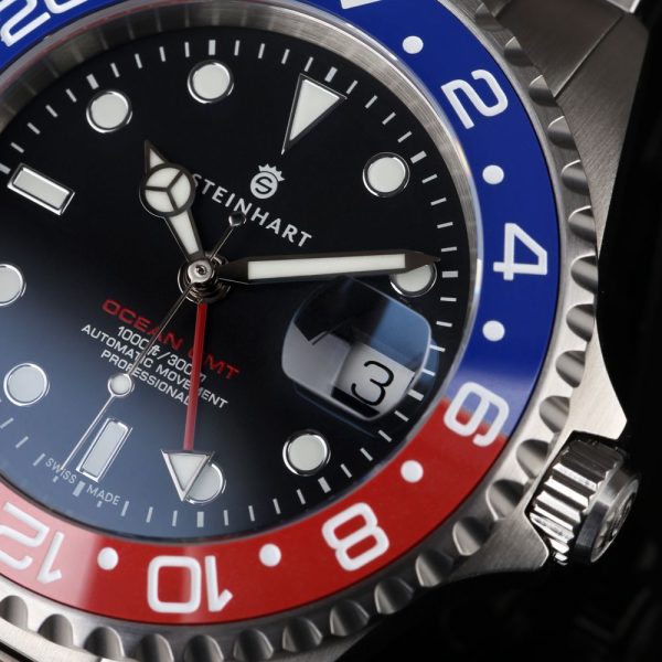 Steinhart Ocean One GMT Blue-Red PEPSI Ceramic Dial 1