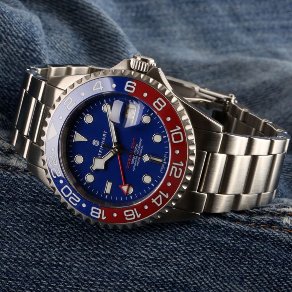 Steinhart Ocean One GMT Blue-Red PEPSI Ceramic Blue Dial Product Image 5